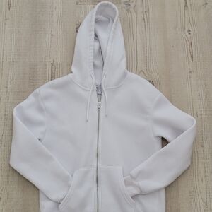 Love Streak White Zip Up Hoodie